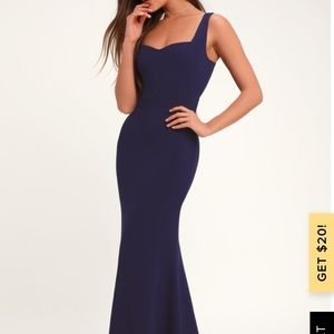 Sweetest Thing Navy Blue Maxi Dress